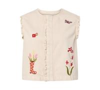 Pieces Pcpalma Sl Frill Denim Top BC