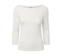 Pieces PCPHOEBE Female 3/4 Sleeve Boat Neck Top, Cloud Dancer, S