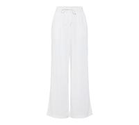 PIECES Women's Pcpia Hw Wide Pants Pwp Mm Noos Trousers Leg Cut, Bright White, XS