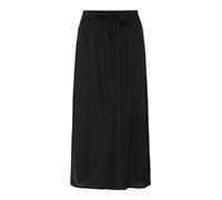 PIECES Women's Pcpia Mw Ankle Skirt Dmo Noos, Black, L