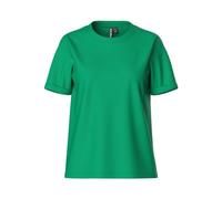 Pieces Pcria SS Fold Up Solid Tee Noos BC T-Shirt, Simply Green, S Women, Simply Green, S