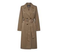 Pieces Women's Pcscarlett Ls Trenchcoat Noos Coat, Brown Lentil, S