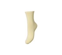 PIECES Pcsebby Glitter Long Socks Noos BC, Yellow (pale banana), One size