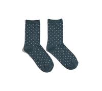 PIECES Pcsebby Women's Glitter Long 1 Pack Pattern Noos, Reflective pond/detail: small dots in faded denim, One size