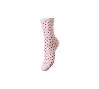 PIECES Women's Pcsebby Glitter Long Pattern Noos Bc Socks, Roseate Spoonbill, One Size