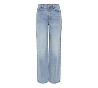 PIECES Female-Adult Pcselma Hw Wide Jeans Lb Noos Bc Cut, Light Blue (Light Blue Denim), 27W x 32L