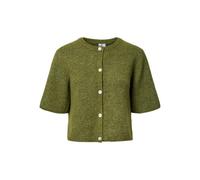 Pieces PCSILLY Women's Short Sleeve Cardigan, Sphagnum, XL