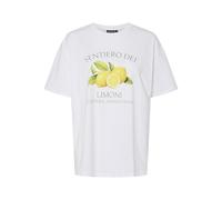 PIECES Pcthea Ss Printed T-Shirt BC, Bright White, XL