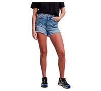 PIECES Women's Pctulla Hw Shorts Lb-ba Noos, Light Blue (Light Blue Denim), M