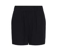 PIECES Women's PCVINSTY HW Linen Shorts NOOS, Black, XS