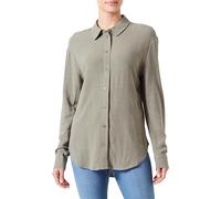 PIECES Pcvinsty LS Shirt Noos Women's Blouse, Deep Lichen Green, XL