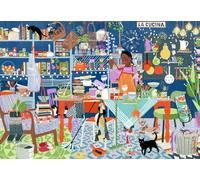 Pieces & Peace La Cucina Puzzle 1000 Pieces Kitchen Fun
