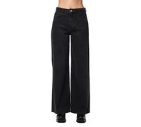 Pieces Selma Wide Leg High Waist Jeans Black 30 / 32 Woman
