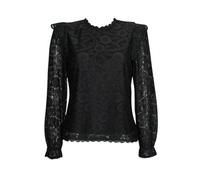 Pieces Shirt PCOLLINE LS LACE TOP NOOS BC in Black EU XS