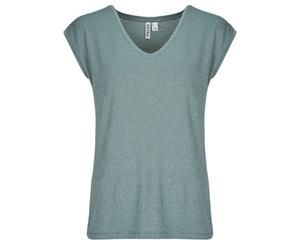 Pieces T shirt PCBILLO TEE LUREX STRIPES in Blue EU XS