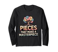 Pieces That Make A Masterpiece Healing Mosaic Tree Long Sleeve T-Shirt