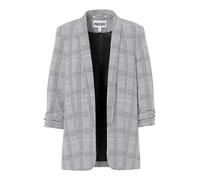 PIECES Women's Pcboss 3/4 Printed Blazer Noos, Black/AOP: Check, 18