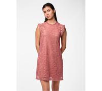 Pieces Womens Kni High Neck Mini A-Line Dress in Canyon Rose - Size 12 UK