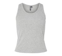 PIECES Women's Pcanibi Sl Bra Top Bc Tank, Light Grey Mix, Large