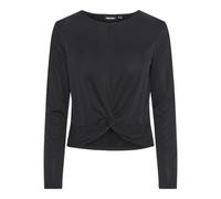 PIECES Women's Pcanora Ls Knot Top Bc Longsleeve T-Shirt, Black, M