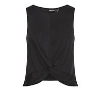 PIECES Women's Pcanora SL Knot Top BC Tank Top, Black, L