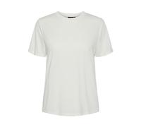 PIECES Women's Pcanora SS Tee BC T-Shirt, Cloud Dancer, M