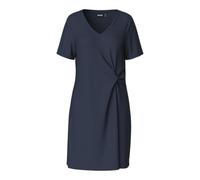 PIECES Women's Pcanora SS V-Neck Knot Dress JRS BC, Ombré Blue, M