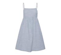 PIECES Women's Pcapia Short Strap Dress Mm, Coronet Blue/Stripes: Bright White, XL