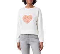 PIECES Women's Pcaurora Ls Sweat Bc Sweatshirt, Cloud Dancer, XS
