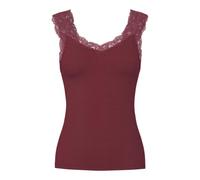 PIECES Womens Pcbarbera Lace Noos Bc Tank Top, Tawny Port, M UK
