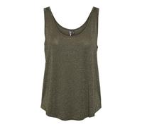 PIECES Women's Pcbillo Tank Top Lurex Noos BC Tank Top, Grape Leaf/Detail:Gold Lurex, S