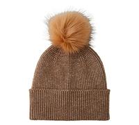Pieces Womens Bina Beanie Fossil OS