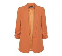 PIECES Women's Pcbosella 3/4 Blazer Noos Bc, Mandarin Orange, S