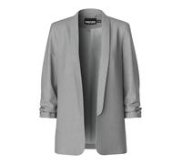 Pieces Women's Pcbosella 3/4 Blazer Noos Blazer, Light Grey Mix, M