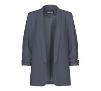 PIECES Women's Pcbosella 3/4 Blazer Noos Blazer, Ombré Blue, L