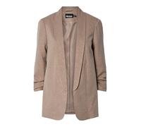 PIECES Womens Pcbosella 3/4 Glitter Blazer Noos, Fossil, XS UK