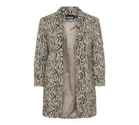 PIECES Women's Pcbosella 3/4 Printed Blazer Noos Bc, White Pepper/AOP: Graphic, 10
