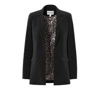 PIECES PCBOZZY LEOPRINT Female Blazer, Black, XXL