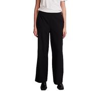 PIECES Women's PCBOZZY HW Wide Plain Pant NOOS BC, Black, XS / 32L
