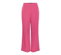PIECES Women's PCBOZZY HW Wide Plain Pant NOOS BC Trouser, hot Pink, M / 30L