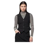 PIECES Women's Pcbozzy Vest Noos Exp BC Suit Vest, Black, XL
