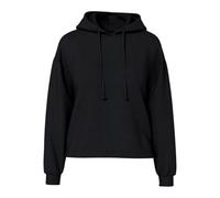 PIECES Women's PCCHILLI LS Hoodie D2D Hooded Sweatshirt, Black, L