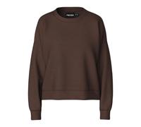 PIECES Women's Pcchilli Ls Sweat Noos Bc, Hot Fudge, S