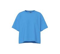 PIECES Women's Pcchilli Summer 2/4 Loose Sweat Noos Bc, Azure Blue, L