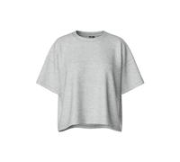 PIECES Women's PCCHILLI Summer 2/4 Loose Sweat NOOS Shirt, Light Grey Melange, S