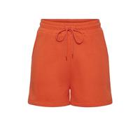 PIECES Women's Pcchilli Summer Hw Shorts Noos, Tangerine Tango, XS