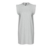 PIECES Women's Pcchilli Summer SL Dress Bc, Light Grey Mix, S