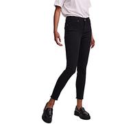PIECES Women's PCDELLY SKN MW BLC NOOS Jeans, Black Denim, XL/30