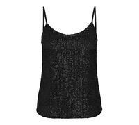 PIECES Women's Pcdelphia Strap Top Shirttop, Black, XS