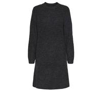 PIECES Women's Pcellen LS O-Neck Knit Dress Noos Bc, Dark Grey Blend, XS